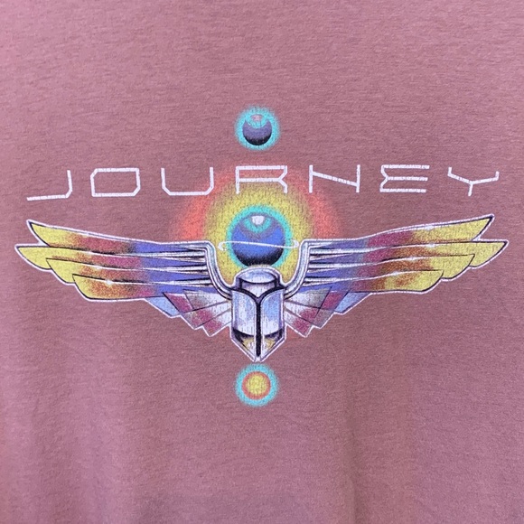Journey Graphic Men's Oversized T-Shirt - Mauve - Picture 3 of 4